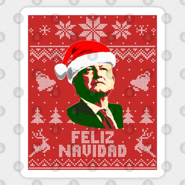 Amlo FeliZ navidad Sticker by Nerd_art